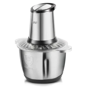 1000W Food Processor Fufu Machine with 3L Stainless Steel Bowl Four Blade Spiral System and Low Noise Operation