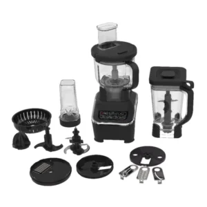 1200W Multi function Food Processor With Manual Automatic Gear 3 Speeds Pulse Blend Chop Knead Orange Juicer