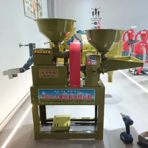 2.2kw Electrical Motor Gasoline Engine Combined Rice Mill Flour Mill Farm Use Grain Product Making Machine