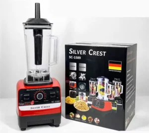 4500W Silver Crest Heavy Duty Blender Commercial Mixer Smoothie Juicer Baby Food Processor Machine Household Plastic