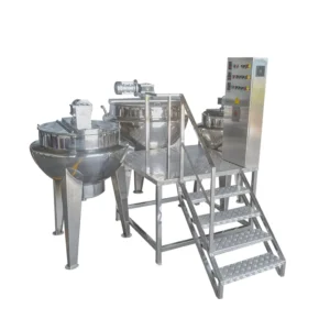 500 1000l Industrial Food Processing Line Electric Heating Mixing Jacketed Kettle for Sauce Paste Jam Cooker with Agitator