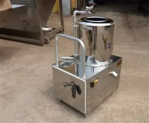 55KG Commercial Food Processor Machine Automatic Electric Potato Peeler Peeling and Cutting Machine