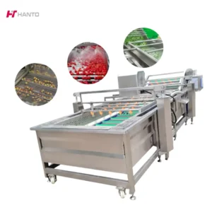 Adjustable Frequency Operation Water Saving Automatic Food Cleaning Machine Poultry Seafood Processing Lines