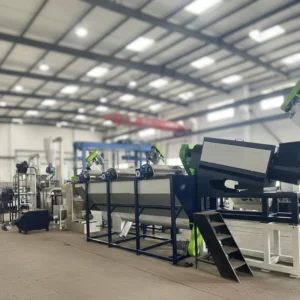 Agricultural Plastic Film Recycling Line Washing Equipment Plant PP PE Waste Film Bags Recycling Machine