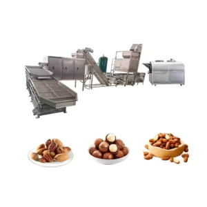 Automatic Almond Nuts Roasting Machine Nuts Processing Line Peanut Roasting Line