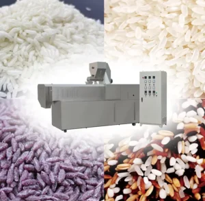 Automatic Artificial Rice Functional Food Extruder Machine Trace element Add Production Line