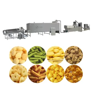 Cheese Cereal Puffed Corn Snacks Production Line Puffed Corn Snack Food Making Machine Processing Line