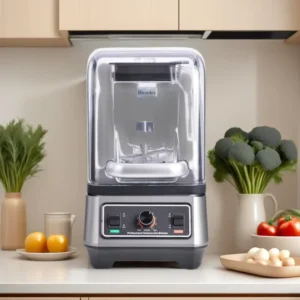 Commercial High Power Variable Speed Food Processor 2200W 2L 23000rpm 6 Blade Commercial Grade Motor for Juice Bar