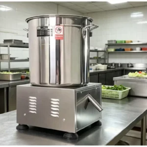 High Efficiency Green Vegetable Dewatering Machine with Timer Control for Fresh Herbs Fruit Salad Processing