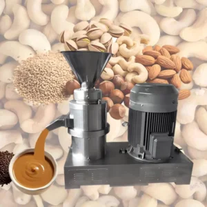 High Throughput Sesame Paste Make Machine Colloidal Mill Machine Stainless Steel Peanut Butter Colloid Mill Making Machine