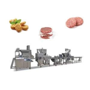 Industrial Food Processing Line Food Processing Factory Automatic Burger Chicken Nuggets Production Line