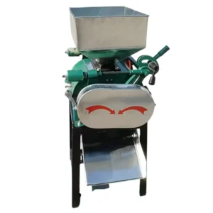 Small Industrial Motor Automatic Grain Flattening Machine Malt Crusher Bean Flakes Barley Commercial Catering Use 80kg